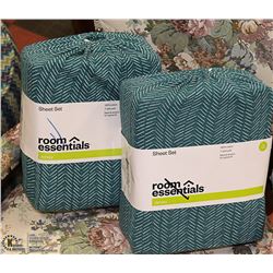 LOT OF 2 TWIN XL SHEET SETS