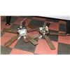 Image 1 : LOTS OF 2 CEILING FANS WITH HARD WARE