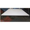 Image 1 : DISPLAY TABLE STEEL GREY  WITH CASTOR .