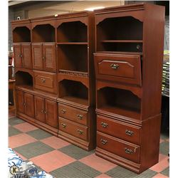 ESTATE 4PC VILAS MAPLE ENTERTAINMENT UNIT