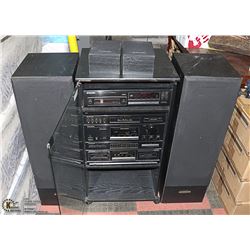 COMPLETE PIONEER STEREO SYSTEM IN CABINET
