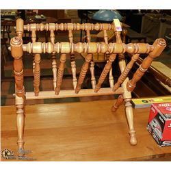 VITNAGE WOOD MAGAZINE/NEWSPAPER RACK. FURNITURE