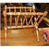 Image 1 : VITNAGE WOOD MAGAZINE/NEWSPAPER RACK. FURNITURE