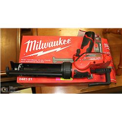 MILWAUKEE M12 CORDLESS CAULKING AND ADHESIVE GUN