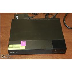 SONY BLU-RAY PLAYER- NO REMOTE