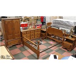 ESTATE 5PC QUEEN SIZE VILAS MAPLE