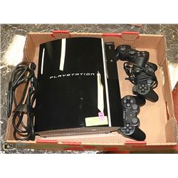 PLAYSTATION 3 WITH 3 CONTROLERS
