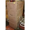 Image 1 : WOOD 4 DRAWER FILING CABINET