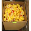 Image 1 : HUGE BOX OF NEW RUBBER DUCKIES WITH BABY DUCKS