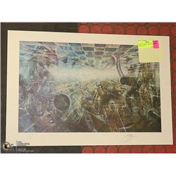 WHIPPLE PRINT  - BRAIN STORM SIGNED 19"X 12"