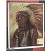 Image 1 : WHIPPLE PRINT - CHIEF SIGNED 23" X 18"