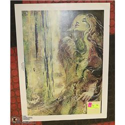 WHIPPLE PRINT - THE ENCHANTMENT SIGNED 25" X 18"