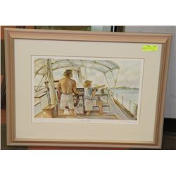 FIRST MATE  PAINTING BY TRISH ROMANCE