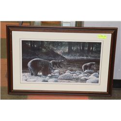 FISHING LESSON  ART BY LISA CALVERT