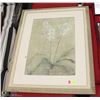 Image 1 : FRAMED FLORAL PICTURE