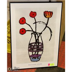 RICHARD SPARE FRAMED FLOWER PICTURE