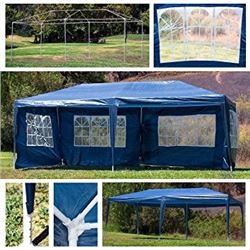 NEW BLUE 10'X20' WEDDING/PARTY EVENT TENT
