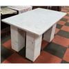 Image 2 : SOLID MARBLE TABLE W/REMOVABLE LEGS 5FT X 3FT TOP