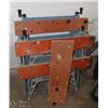 Image 1 : LOT OF 2 COLLAPSIBLE WORK BENCHES
