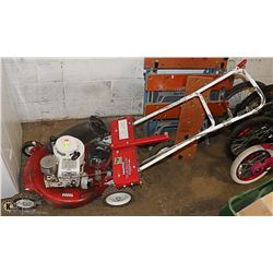 SNAPPER LAWN MOWER WITH THATCHERIZER