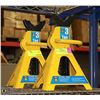 Image 1 : SET OF 3 TON JACK STANDS
