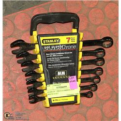 STANLEY 7 PIECE COMBINATION WRENCH SET