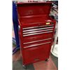 Image 1 : 8 DRAWER EXCEL 2 PART TOOL BOX / W KEYS