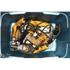 Image 1 : TOTE OF DEWALT POWER DRILLS