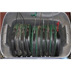 TOTE OF GREENLEE STEEL FISH TAPES