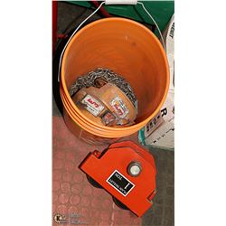 HEAVY DUTY CHAIN HOIST WITH BEAM TROLLEY