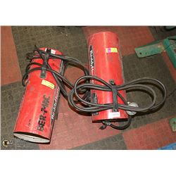 LOT OF 2 30-50,000 BTU REDDY HEATERS