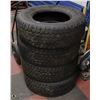 Image 1 : SET OF 4 USED GOODYEAR WRANGLER LT 265 /70R17