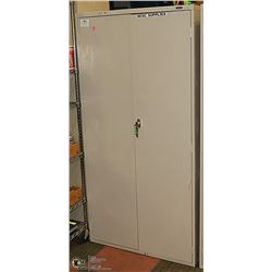 2 DOOR METAL CABINET 6'