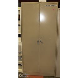 2 DOOR METAL CABINET 6' 6"
