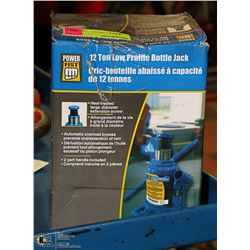POWERFIST 12 TON BOTTLE JACK. TOOLS