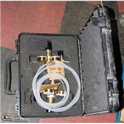 HARD CASE WITH ZERO GAS AND STAND GAS REGULATORS