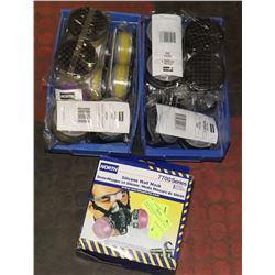 NORTH 7700 SERIES SILICONE HALF MASK/ W 2 BLUE