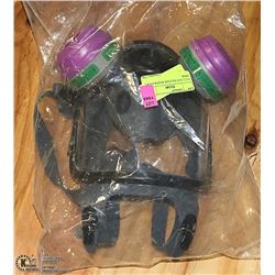 FULL FACE SILICONE RESPIRATORY MASK