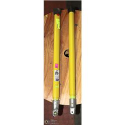 LOT OF 2 LTL EXTENSION BARS. TOOLS