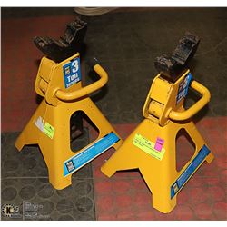 PAIR OF 3 TON ( POWER FIST) ADJUSTABLE CAR STANDS