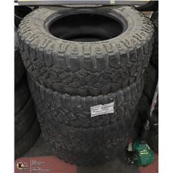 SET OF 4 USED TIRED MUDEKI  LT