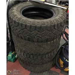SET OF 4 USED GOOD YEAR WRANGLER LT 275/70R17
