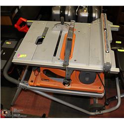 RIDGID TABLE SAW. TOOLS