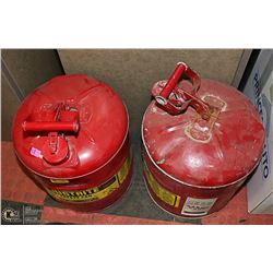 LOT OF 2 JUST RIGHT SAFETY CANS