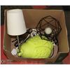 Image 1 : A BOX OF LAMPS