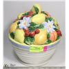 Image 1 : CERAMIC FRUIT BOWL