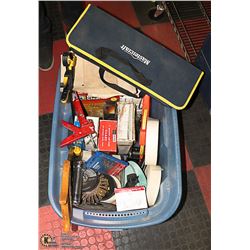 HUGE TOTE FULL OF ASSORTED TOOLS
