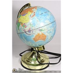8" WORLD GLOBE LIGHTS UP
