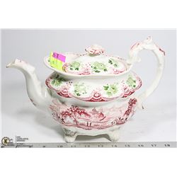TEAPOT, LARGE DAVENPORT