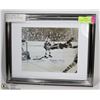 Image 1 : FRAMED BOBBY ORR FACSIMILE AUTOGRAPH. FAMOUS